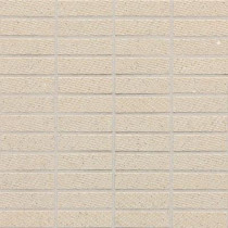 Daltile Identity Bistro Cream Fabric 12 x 12 x 9-1/2 Porcelain Sheet-Mount Mosaic Floor/Wall Tile (9 sq. ft. /case)-DISCONTINUED