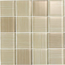 EPOCH Brushstrokes Chiarro-1502-3 Mosaic Glass Mesh Mounted - 4 in. x 4 in. Tile Sample-DISCONTINUED