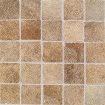 Daltile Portenza Terra di Siena 13-3/4 in. x 13-3/4 in. x 8mm Glazed Porcelain Mosaic Floor and Wall Tile