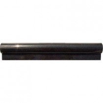 MS International Absolute Black 2 in. x 12 in. Polished Granite Rail Molding Wall Tile (10 ln. ft. / case)