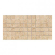 Daltile Salerno Nubi Bianche 12 in. x 24 in. x 6 mm Ceramic Mosaic Floor and Wall Tile
