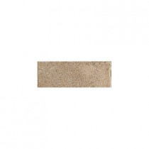 Daltile Castanea Tufo 3 in. x 10-1/2 in. Porcelain Bullnose Floor and Wall Tile-DISCONTINUED