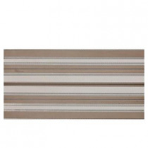 Daltile Identity Taupe/Tan Fabric 12 in. x 24 in. Porcelain Decorative Accent Floor and Wall Tile-DISCONTINUED