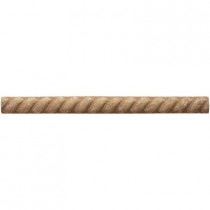 Weybridge 1/2 in. x 6 in. Cast Stone Rope Liner Noche Tile (18 pieces / case) - Discontinued