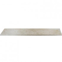 MS International Valencia Beige 3 in. x 18 in. Bullnose Porcelain Wall Tile (7.5 ln. ft. / case)-DISCONTINUED