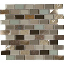 MS International Autumn Leaves 12 in. x 12 in. x 8 mm Glass Stone Metal Mesh-Mounted Mosaic Tile
