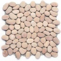 Solistone River Rock Dawn 12 in. x 12 in. x 12.7 mm Natural Stone Pebble Mosaic Floor and Wall Tile (10 sq. ft./case)