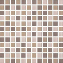 EPOCH Color Blends Arena Neblina Matte Mosaic Glass Mesh Mounted Tile - 4 in. x 4 in. Tile Sample-DISCONTINUED