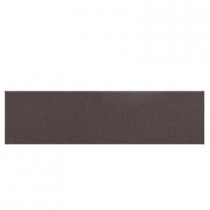 Daltile Colour Scheme Artisan Brown Solid 3 in. x 12 in. Porcelain Bullnose Floor and Wall Tile
