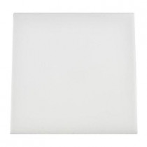 Daltile Colour Scheme Arctic White Solid 6 in. x 12 in. Porcelain Cove Base Trim Floor and Wall Tile