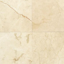 Daltile Natural Stone Collection Crema Marfil 12 in. x 12 in. Marble Floor and Wall Tile (10 sq. ft. / case)