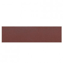 Daltile Colour Scheme Fire Brick 3 in. x 12 in. Porcelain Bullnose Floor and Wall Tile