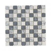 Jeffrey Court Carrara Mix 12 in. x 12 in. x 8 mm Marble Mosaic Floor/Wall Tile