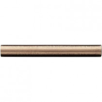 Weybridge 3/4 in. x 6 in. Cast Metal Pencil Liner Classic Bronze Tile (10 pieces / case) - Discontinued