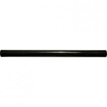 MS International Absolute Black 3/4 in. x 12 in. Polished Granite Pencil Moulding Wall Tile