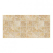 Daltile Continental Slate Persian Gold 12 in. x 24 in. x 6mm Porcelain Mosaic Floor and Wall Tile (22 sq. ft./case)-DISCONTINUED