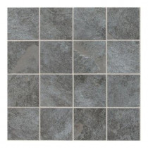Daltile Continental Slate English Gray 12 in. x 24 in. x 6mm Porcelain Mosaic Floor/Wall Tile (22 sq. ft. / case)-DISCONTINUED