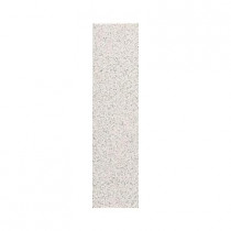 Daltile Colour Scheme Arctic White Speckled 1 in. x 6 in. Porcelain Cove Base Corner Trim Floor and Wall Tile