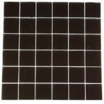 Splashback Tile 12 in. x 12 in. Contempo Mahogany Frosted Glass Tile