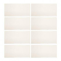 Jeffrey Court Royal Cream 3 in. x 6 in. Ceramic Wall Tile (8 pieces/1 sq. ft./1 pack)