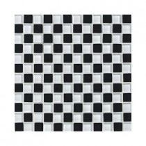 Daltile Glass Reflections Check Mate 12 in. x 12 in. x 8mm Glass Mesh-Mounted Mosaic Wall Tile (10 sq. ft. / case)-DISCONTINUED