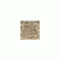 Daltile Salerno Smoky Topaz 3 in. x 3 in. Glass Insert Wall Tile-DISCONTINUED