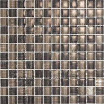 EPOCH Brushstrokes Grigio-1504 Mosaic Glass Mesh Mounted - 4 in. x 4 in. Tile Sample-DISCONTINUED