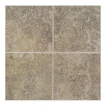 Daltile Castle De Verre Gray Stone 13 in. x 13 in. Porcelain Floor and Wall Tile (13.77 sq. ft. / case)-DISCONTINUED