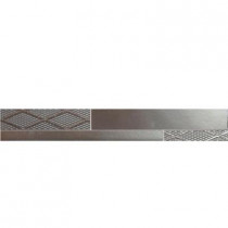 Daltile Metal Effects 2 in. x 13 in. Warm Metallic Porcelain Floor and Wall Tile-DISCONTINUED