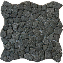 MS International Charcoal Flat Pebbles 16 in. x 16 in. x 10 mm Tumbled Granite Floor and Wall Tile (12.46 sq. ft. / case)