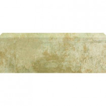 U.S. Ceramic Tile Argos 3-3/4 in. x 13 in. Beige Ceramic Bullnose Floor and Wall Tile-DISCONTINUED