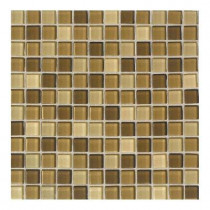 Daltile Maracas Lake Shores Blend 12 in. x 12 in. 8mm Glass Mesh Mount Mosaic Wall Tile (10 sq. ft. / case)-DISCONTINUED