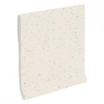 U.S. Ceramic Tile Color Collection Bright Granite 4-1/4 in. x 4-1/4 in. Ceramic Stackable Cove Base Wall Tile-DISCONTINUED