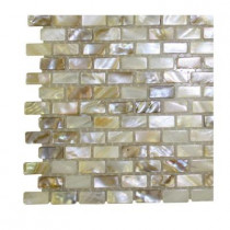 Splashback Tile Baroque Pearls Mini Brick Pattern Floor and Wall Tile Sample