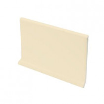 U.S. Ceramic Tile Color Collection Matte Khaki 4 in. x 6 in. Ceramic Cove Base Wall Tile-DISCONTINUED