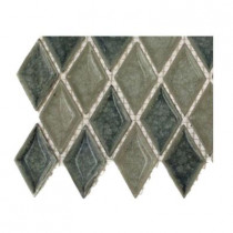 Splashback Tile Roman Selection Saint-Germain Diamond Glass Floor and Wall Tile - 6 in. x 6 in. Tile Sample