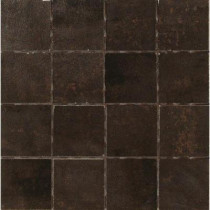 MARAZZI Vanity Black 12 in. x 12 in. Porcelain Mosaic Floor and Wall Tile-DISCONTINUED