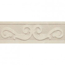 PORCELANOSA Listel Vento 4 in. x 8 in. Marfil Ceramic Trim Tile-DISCONTINUED