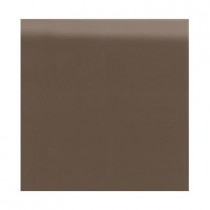 Daltile Semi-Gloss Artisan Brown 4-1/4 in. x 4-1/4 in. Ceramic Bullnose Wall Tile
