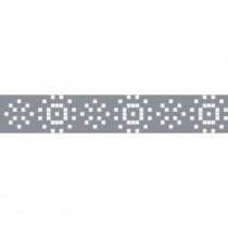 Mosaic Loft Jubilation Winter Border 117.5 in. x 4 in. Glass Wall and Light Residential Floor Mosaic Tile