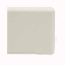 U.S. Ceramic Tile Bright Snow White 4-1/4 in. x 4-1/4 in. Ceramic Surface Bullnose Corner Wall Tile