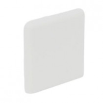 U.S. Ceramic Tile Color Collection Bright Tender Gray 2 in. x 2 in. Ceramic Surface Bullnose Corner Wall Tile-DISCONTINUED