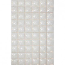 PORCELANOSA Mosaico Star 13 in. x 8 in. White Ceramic Tablet Mosaic Tile-DISCONTINUED