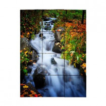 Tile My Style Waterfall1 18 in. x 24 in. Tumbled Marble Tiles (3 sq. ft. /case)