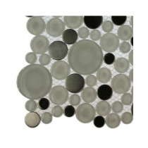 Splashback Tile Contempo Eskimo Pie Circles Glass Tile Sample