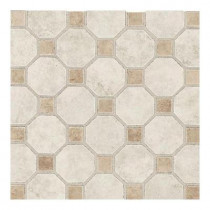 Daltile Salerno Grigio Perla 12 in. x 12 in. x 6 mm Ceramic Octagon Mosaic Floor and Wall Tile