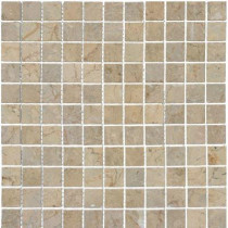 MS International Sahara Gold 12 in. x 12 in. x 10 mm Polished Marble Mesh-Mounted Mosaic Tile (10 sq. ft. / case)