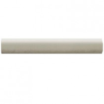 Daltile Matte Architectural Gray 1 in. x 6 in. Quarter Round Wall Trim Wall Tile-DISCONTINUED