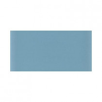 Daltile Glass Reflections 3 in. x 6 in. Blue Lagoon Glass Wall Tile (4 sq. ft. / case)-DISCONTINUED