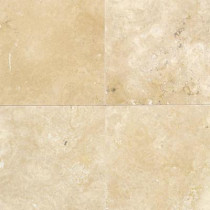 Daltile Travertine Durango 16 in. x 16 in. Natural Stone Floor and Wall Tile (10.68 sq. ft. / case)